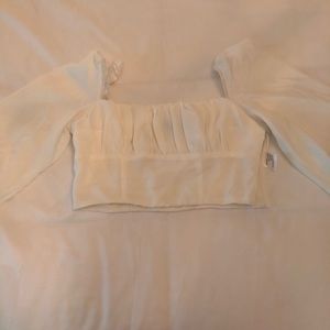 White Princess Polly crops Blouse